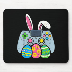 Happy Easter Shirts Gamer Bunny Eggs Video Game Mouse Mat
