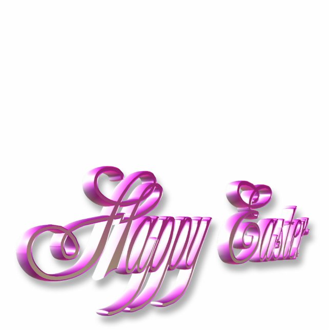 Happy Easter sign Photo Sculpture Key Ring (Front)