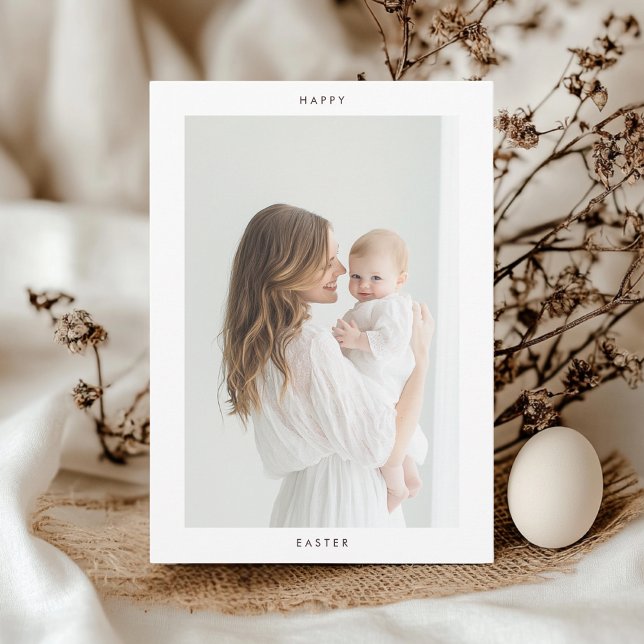 Happy Easter Simple Photo |  Personalised Easter  Invitation (Creator Uploaded)