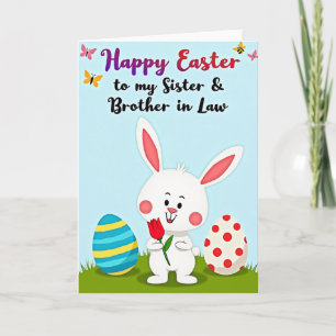 Happy Easter Sister Brother Card