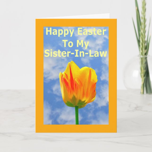 Happy Easter Sister-In-Law Greeting Card (Front)
