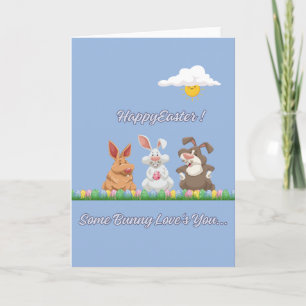 Happy Easter Some Bunnie Loves You Card
