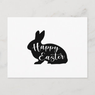 Happy Easter Spring Bunny Easter Funny Gift Idea Postcard