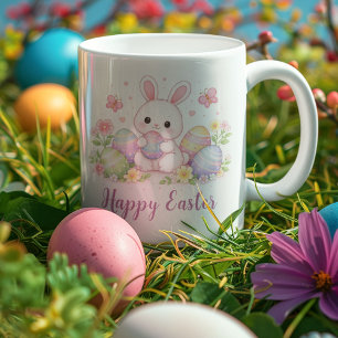 Happy Easter Spring Design - Cute Easter Bunny Mug