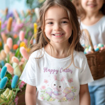 Happy Easter Spring Design - Cute Easter Bunny 