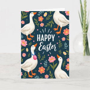 Happy Easter Spring Scene Card
