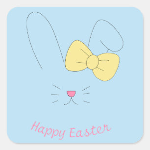 Happy Easter square patch Sticker