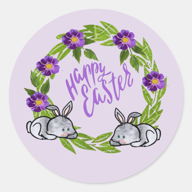 Happy Easter Sticker (Front)
