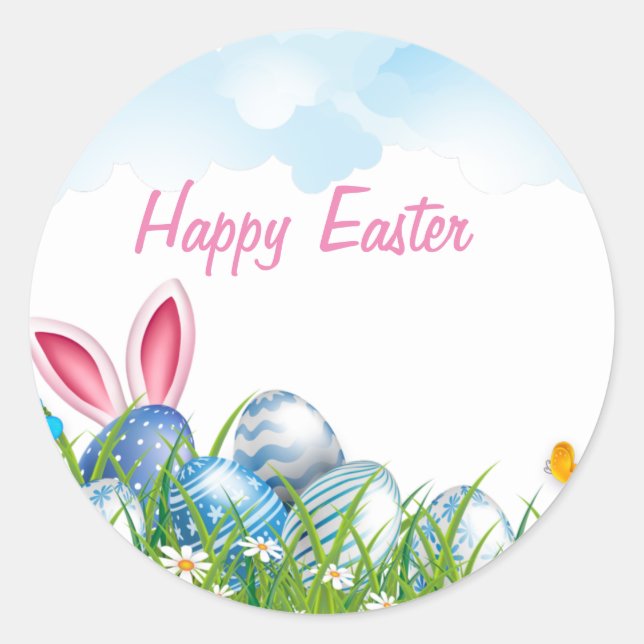 Happy Easter Sticker (Front)