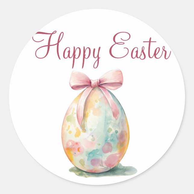 Happy Easter Sticker (Front)