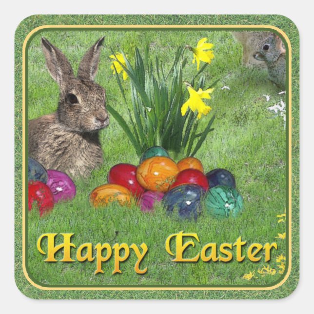 Happy Easter Sticker (Front)