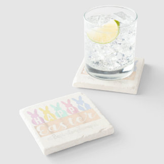 Happy Easter Stone Coaster| Lover Stone Coaster