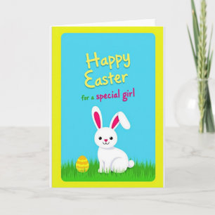 Happy Easter Striped Egg Card