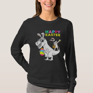 Happy Easter T Rex Dino Dabbing Rabbit Dab Boys Gi T-Shirt