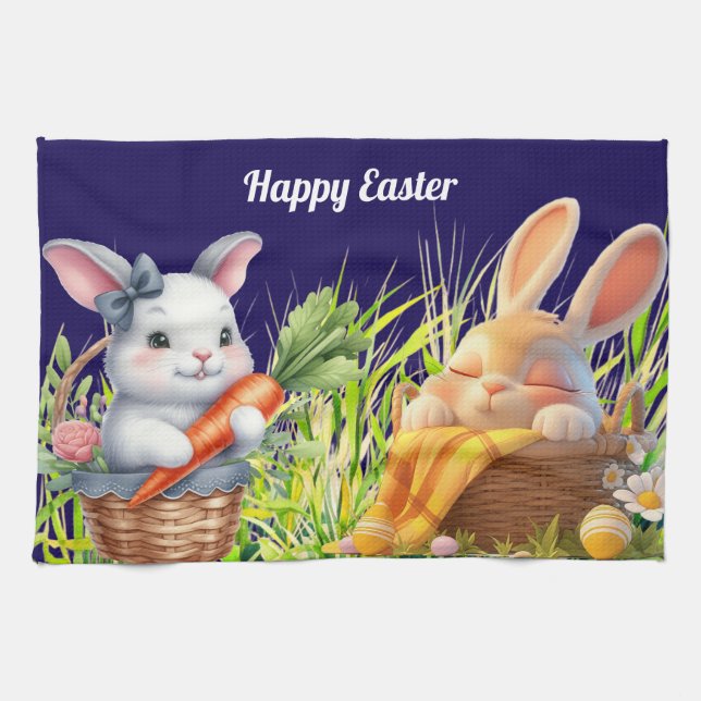 Happy Easter Tea Towel (Horizontal)