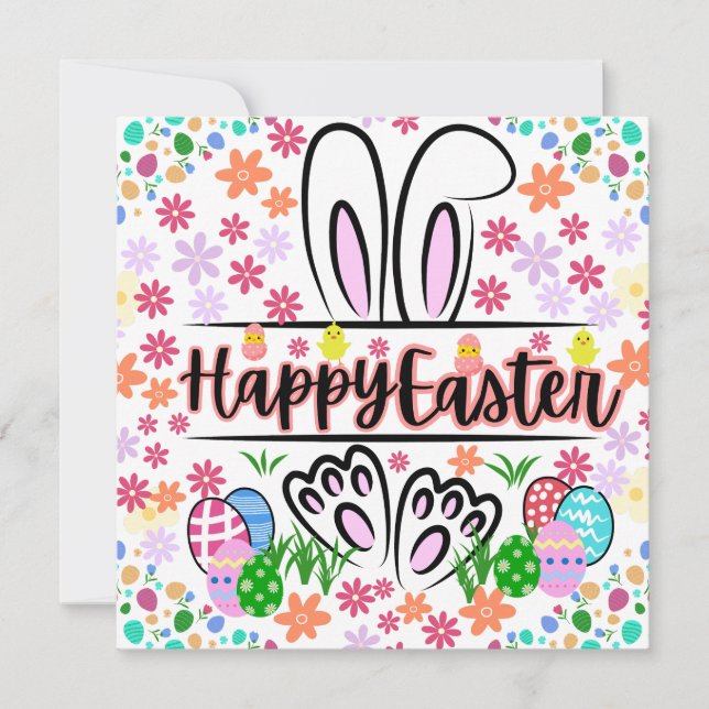 Happy Easter Thank You Card (Front)