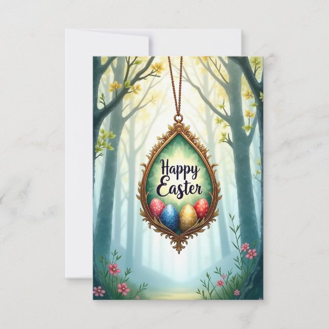 Happy Easter Thank You Card (Front)