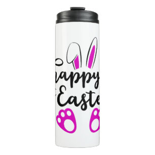 Happy easter thermal tumbler