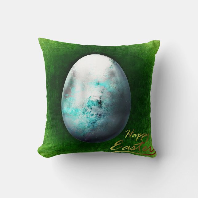 Happy Easter  Throw Pillow (Front)
