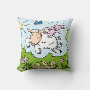 Happy Easter Throw Pillow