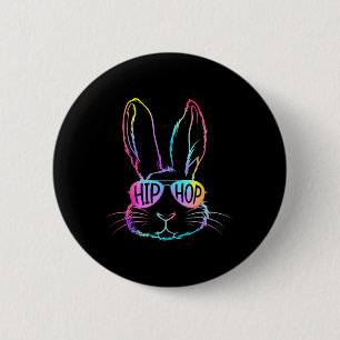 Happy Easter Tie Dye Bunny Sungles Hip Hop Men Wom 6 Cm Round Badge