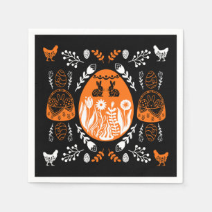 Happy Easter Time Holiday Gift Napkin