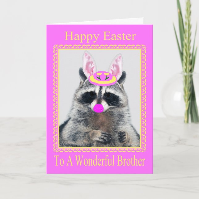 Happy Easter To Brother Greeting Card (Front)