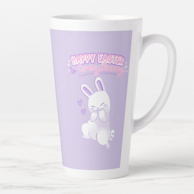 Happy Easter to Every Bunny Latte Mug (Right)