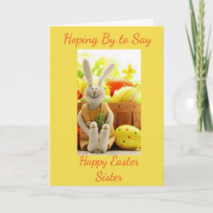 ***HAPPY EASTER TO MY SISTER*** HOLIDAY CARD