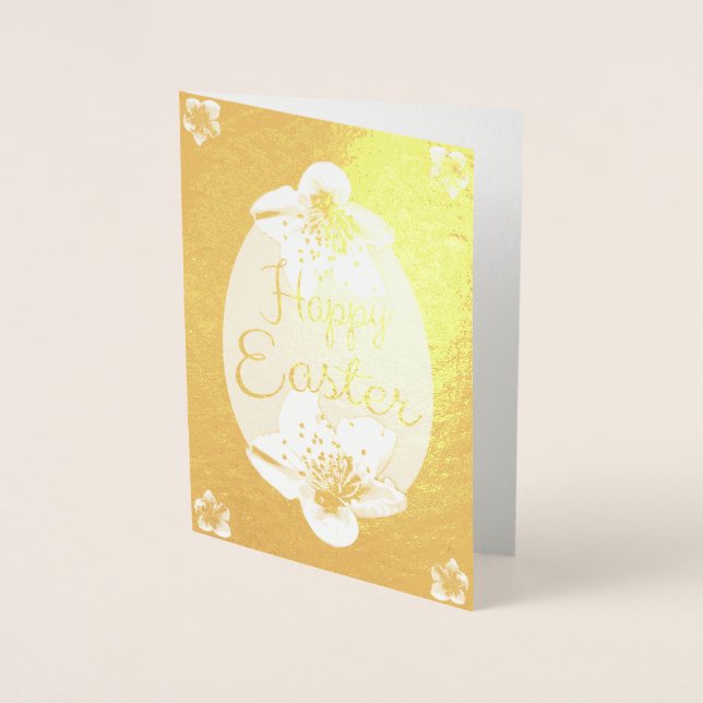 Happy Easter to your family! Foil Card (Front)