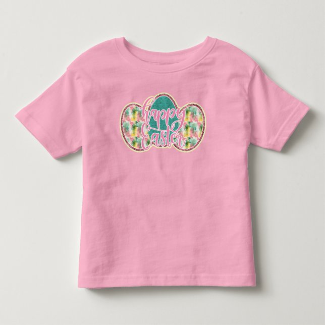 Happy Easter Toddler Tee (Front)