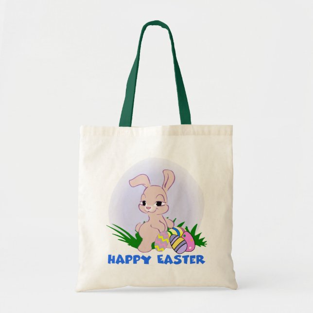 Happy Easter Tote Bag (Front)