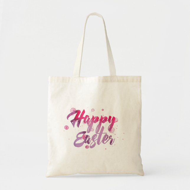 Happy Easter Tote - Create Your Own Bag (Front)