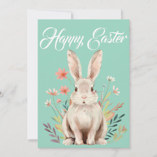 "Happy Easter" Traditional Holiday Card