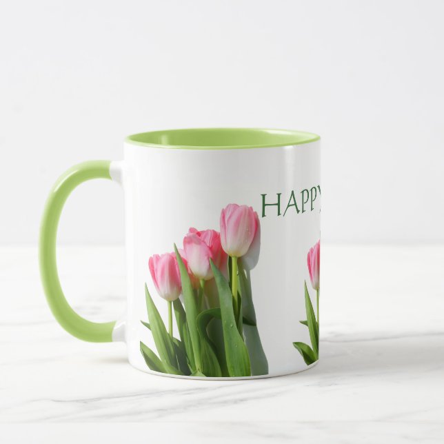 Happy Easter! Tulips Mug (Left)