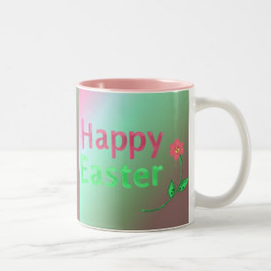 Happy Easter Two-Tone Coffee Mug