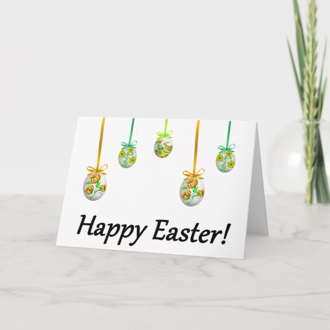 Happy Easter! (Ukrainian-inspired) Card (Front)