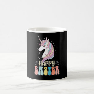 Happy Easter Unicorn Bunny Rabbit Eggs Coffee Mug
