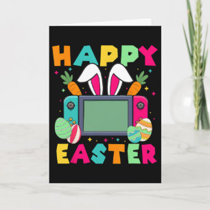 Happy Easter Video Game Bunny Gaming Controller Ga Card