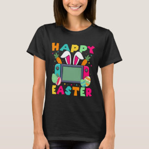 Happy Easter Video Game Bunny Gaming Controller Ga T-Shirt