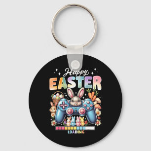 Happy Easter Video Game Controller Easter Bunny Ga Key Ring
