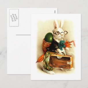 Happy Easter. Vintage Bunny Easter Postcards