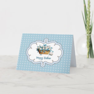 Happy Easter. Vintage Design Easter Holiday Card