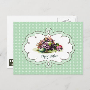 Happy Easter. Vintage Design Easter Postcards