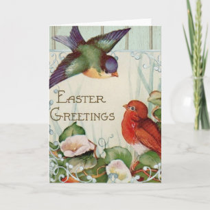 Happy Easter vintage picture of Easter Card