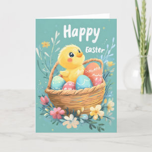 Happy Easter Watercolor Card