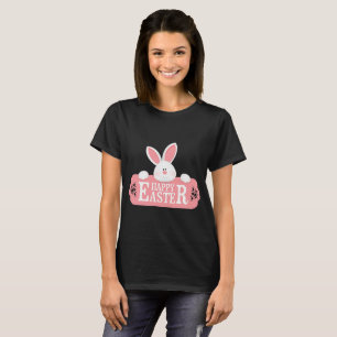 Happy Easter White Bunny T-Shirt