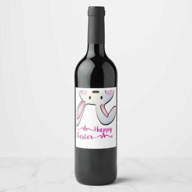 HAPPY EASTER  WINE LABEL (Front)