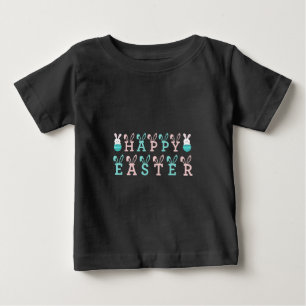 Happy Easter Wishes - Funny Bunny Easter Baby T-Shirt
