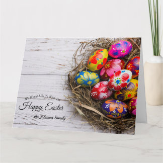 Happy Easter Wishes Greeting Card
